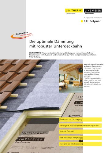 Die dünne Kellerdeckendämmung robust und dämmstark - Linzmeier Bauelemente  GmbH - PDF Katalog, Beschreibung