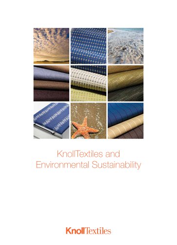 KnollTextiles Environmental Sustainability