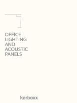 Office Lighting, Acoustic Panels