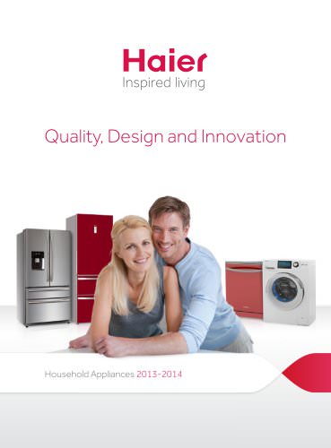 Haier UK White Goods Brochure 2013/2014