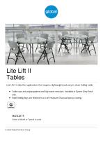 Lite Lift II Tables