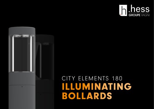CITY ELEMENTS 180 Illuminating bollard