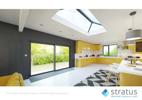 stratus thermal roof - The modern aluminium lantern roof that helps keep heat in