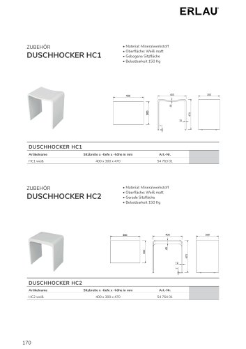 DUSCHHOCKER HC1