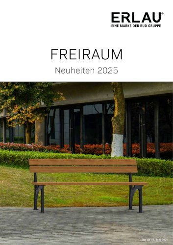 FREIRAUM Gültig ab 01. Mai 2025 Neuheiten 2025