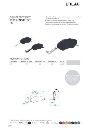 RÜCKENSTÜTZE RS